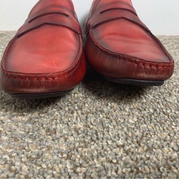 Mens Magnanni Dylan Leather Driving Shoe Slip On Nordstrom size 8 - Picture 5 of 14